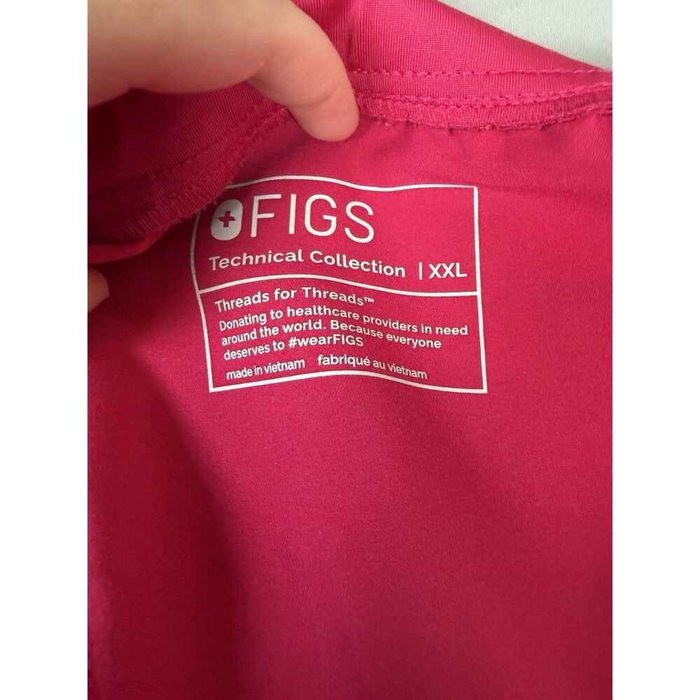 FIGS Zamora Jogger Scrub Pants XXL Pink Technical Collection - Picture 6 of 12